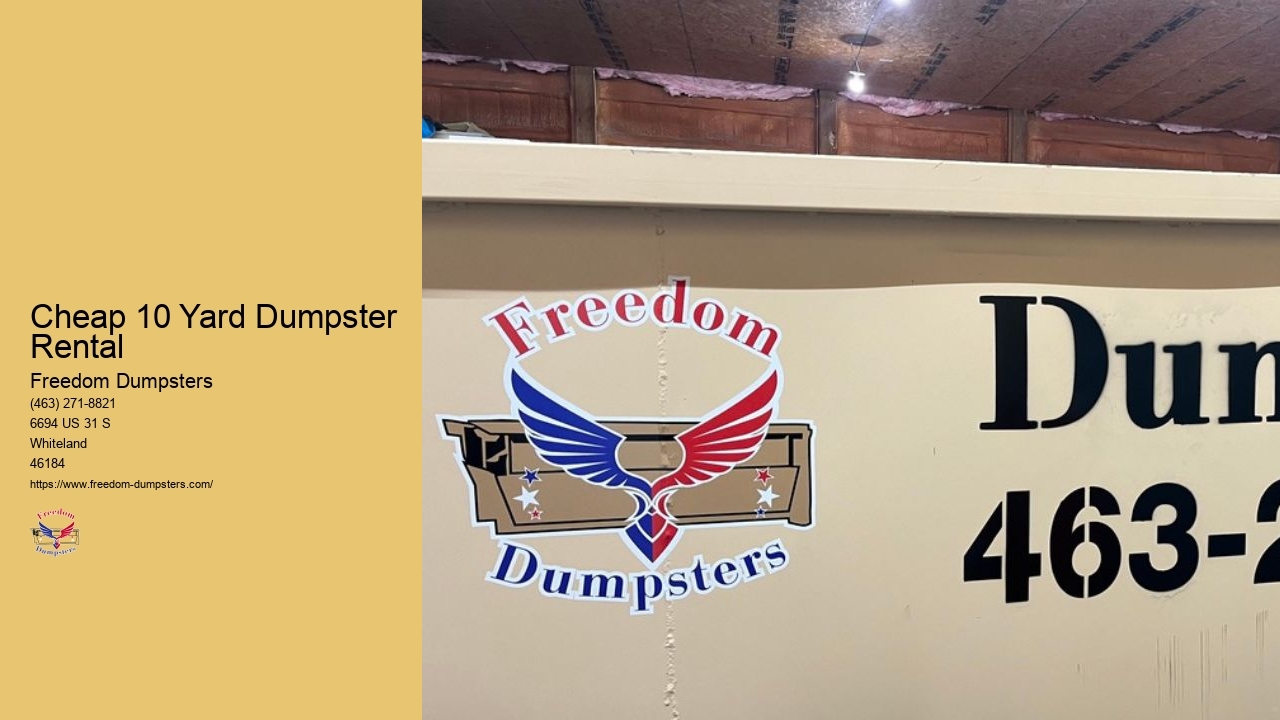 Roll Off Dumpster Rental