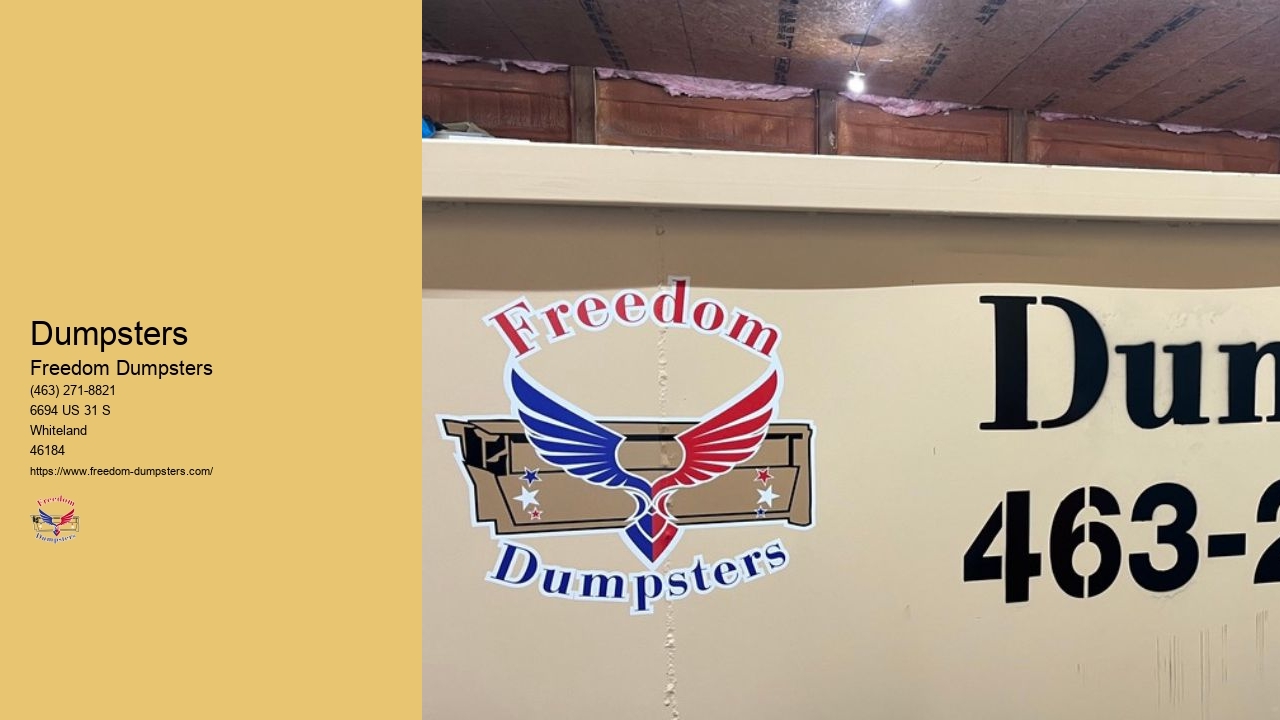 Dumpster Rental Sizes