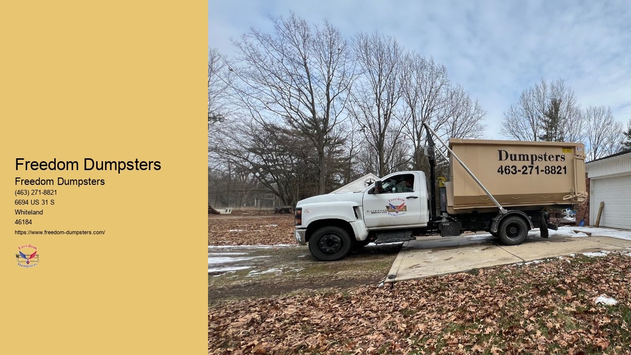 Yard Dumpster Dimensions