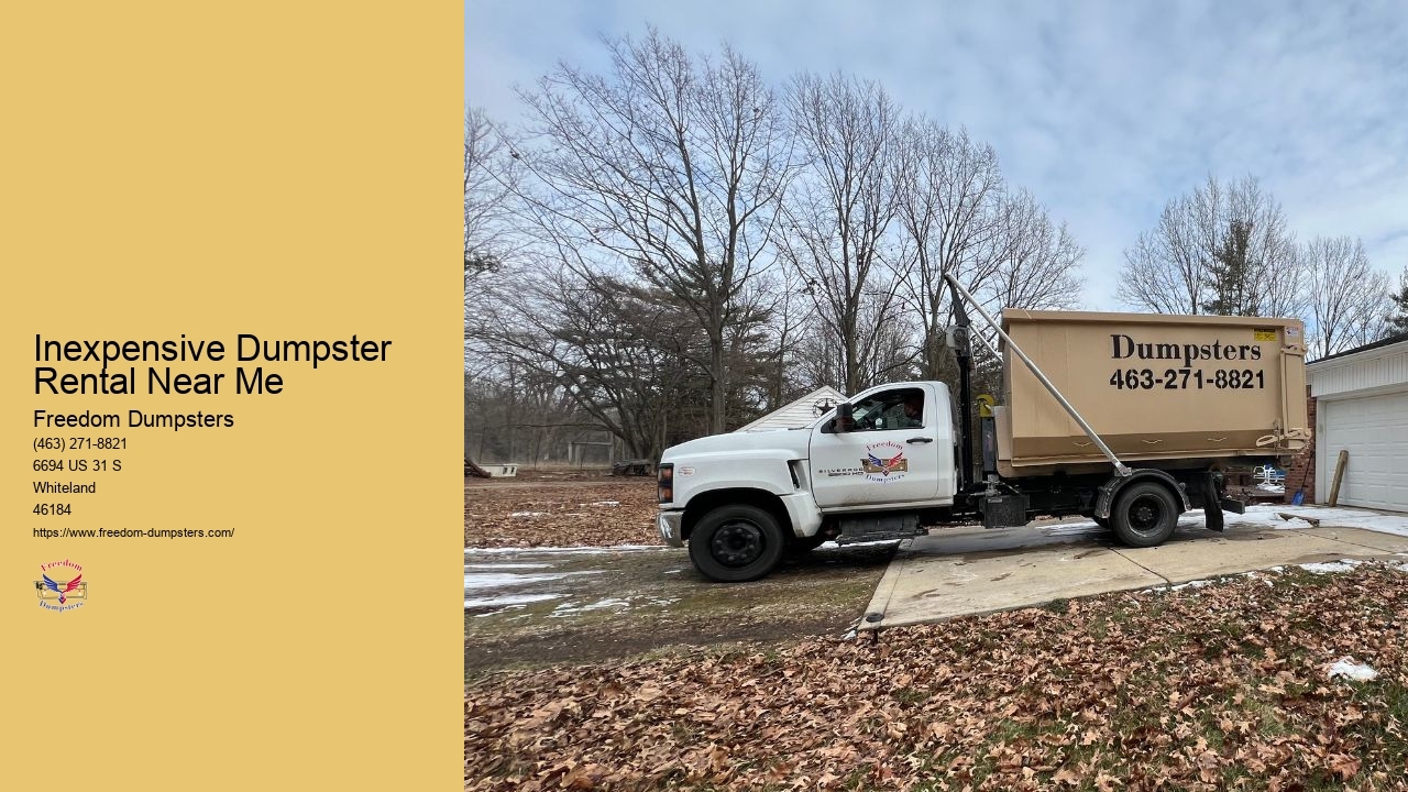 Cheap Dumpster