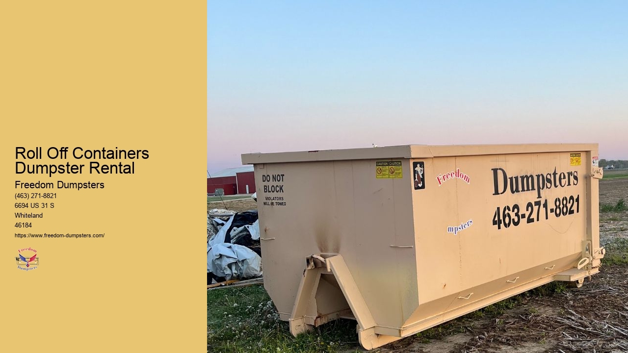 Roll Off Dumpster