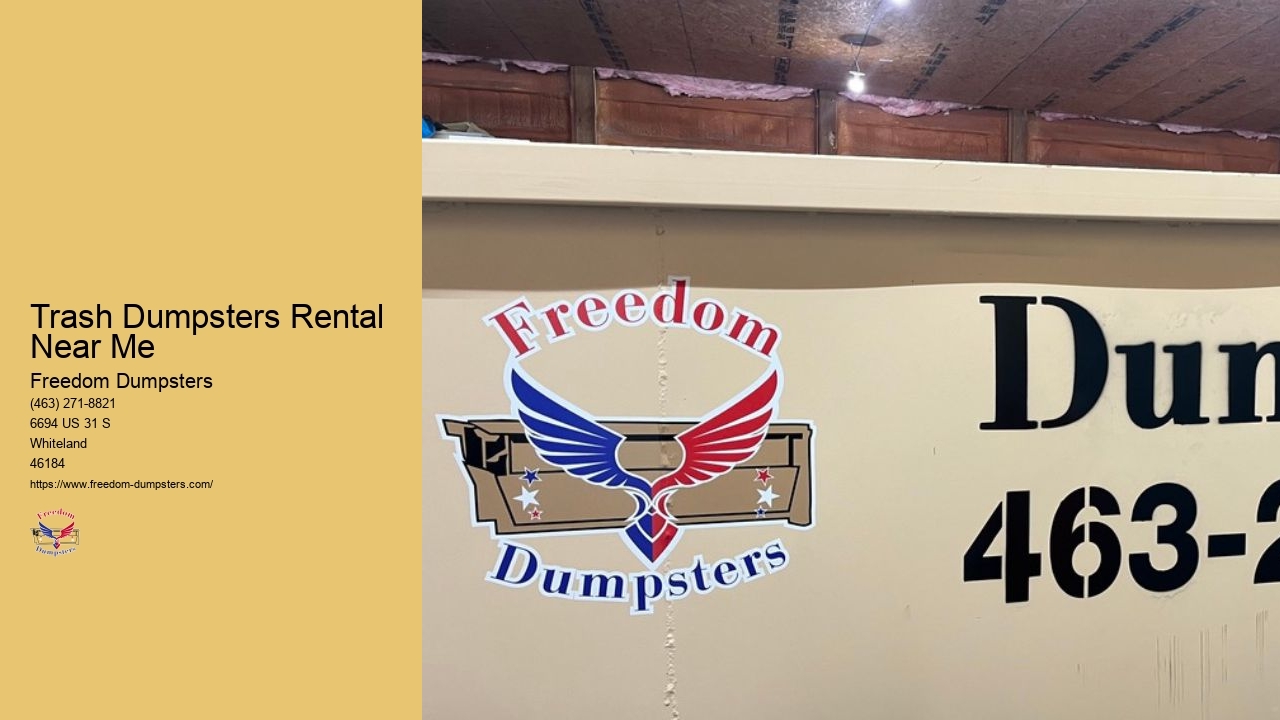 8 Foot Dumpster